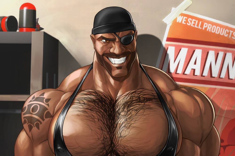 Muscle Team Fortress Meme