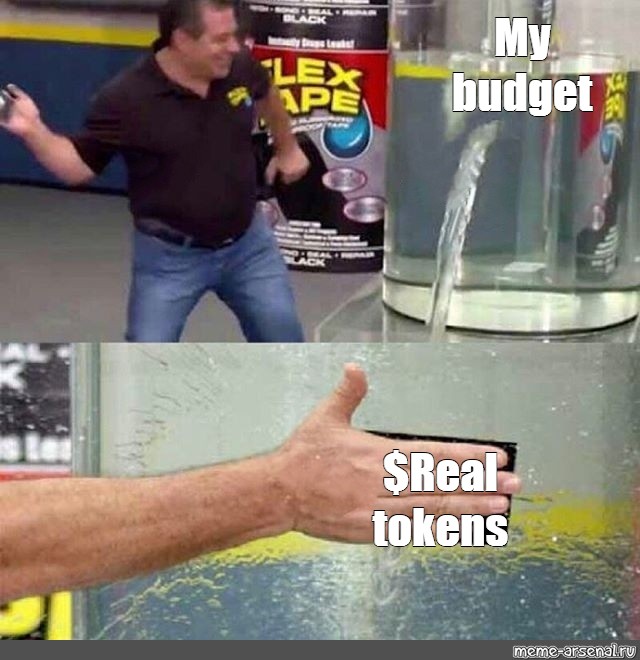 Сomics meme My budget Real tokens Comics Meme arsenal