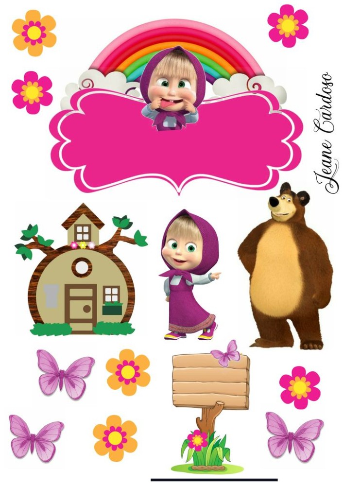 Create Meme Waffle Printing Masha And The Bear Masha And The Bear