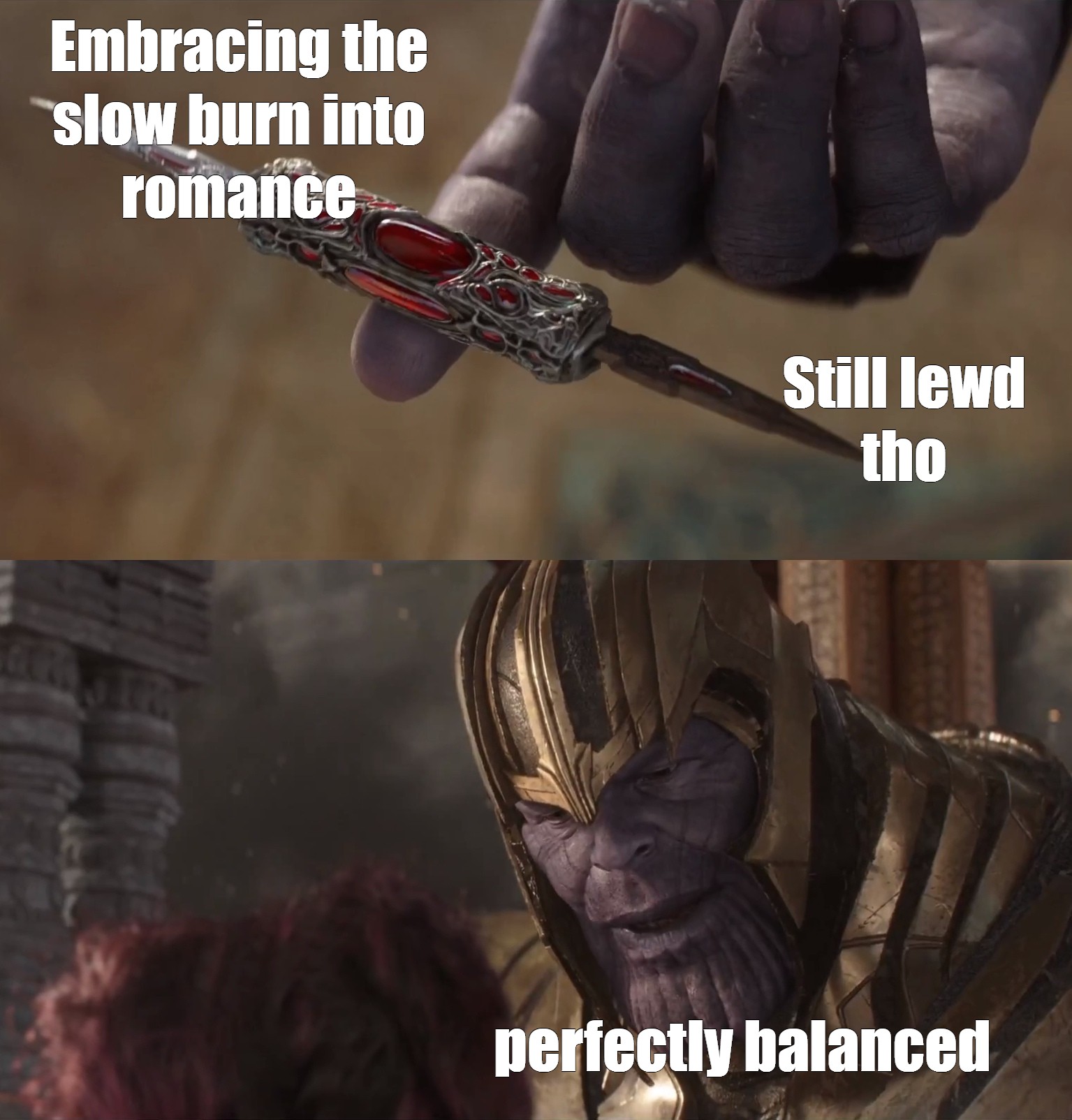 Create Meme Perfect Balance Perfectly Balanced Meme Thanos A Perfect