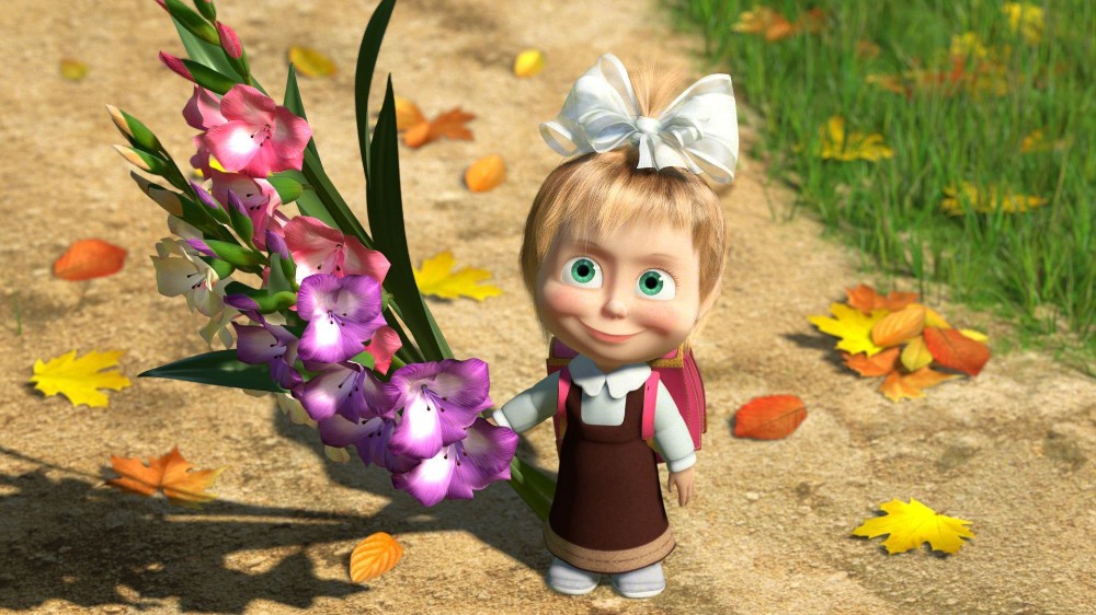 Create Meme Masha And The Bear Flowers Masha And The Bear