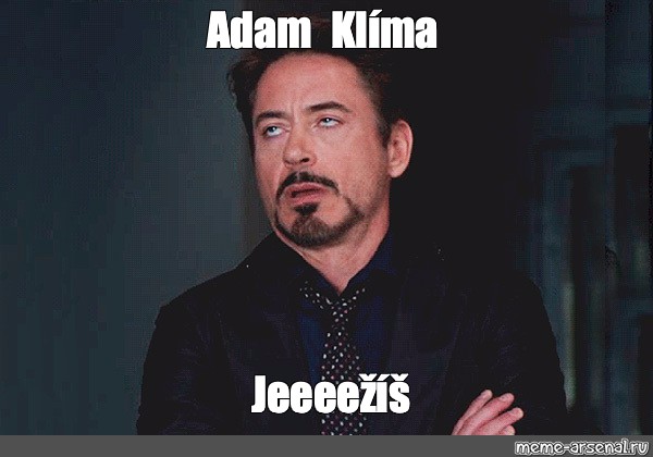 Meme Adam Klíma Jeeeežíš All Templates Meme arsenal