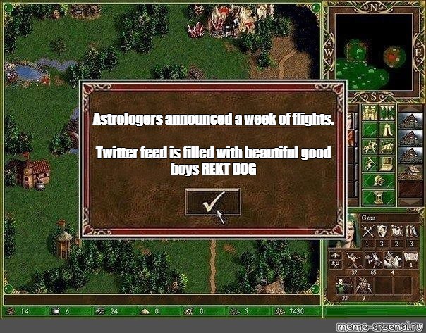 Сomics meme Astrologers announced a week of flights Twitter feed is