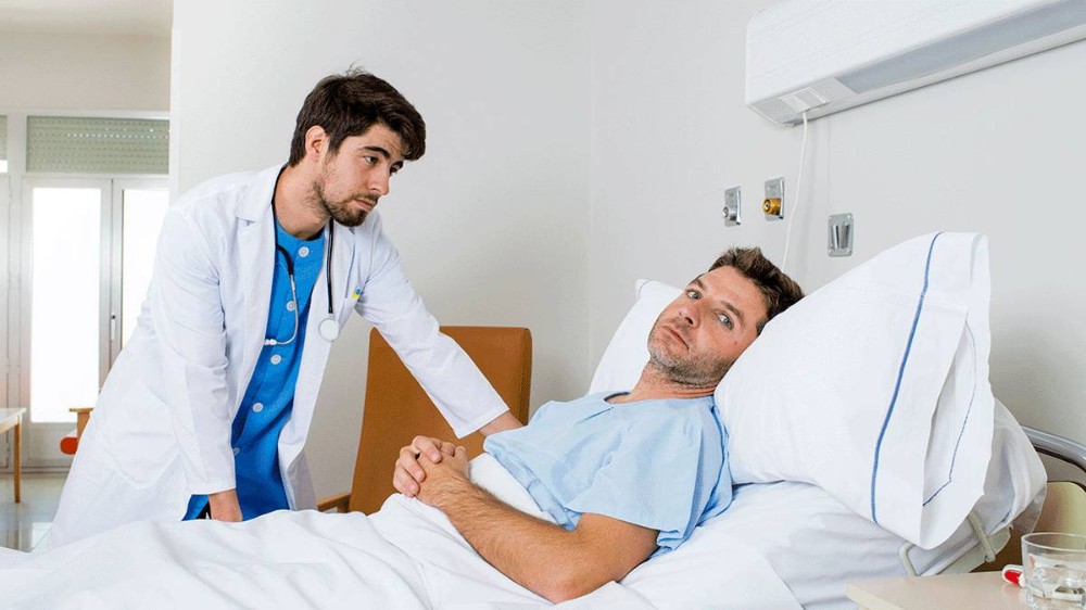 Doctor dominates patient