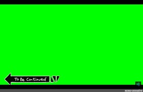 Create Meme To Be Continued On A Green Background Green Background