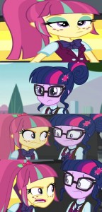 Create meme: equestria girls twilight sparkle