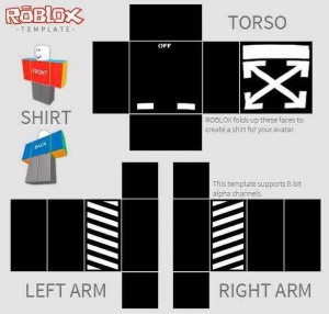 Create meme: get the black clothes, roblox template, roblox shirt