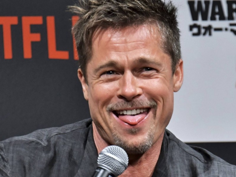 Создать мем: брэд питт ярость, brad pitt, брэд питт 2017