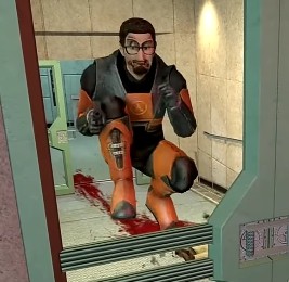 Create meme: Half-Life 2, Gordon Freeman half life 1 art, Half-Life