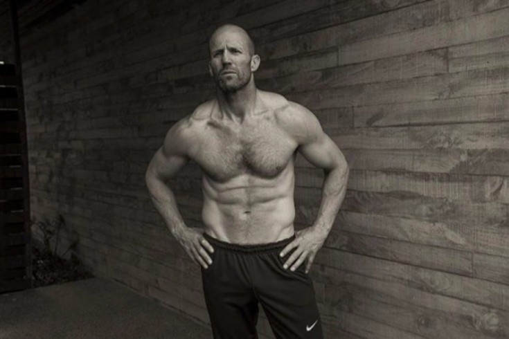 Create meme: Jason Statham young, Jason Statham 2019, Jason Statham workout