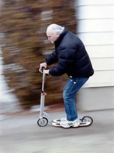 Create meme: an electric skateboard