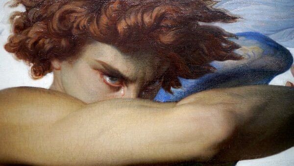 Создать мем: александр кабанель fallen angel, кабанель падший ангел, alexandre cabanel падший ангел 1847