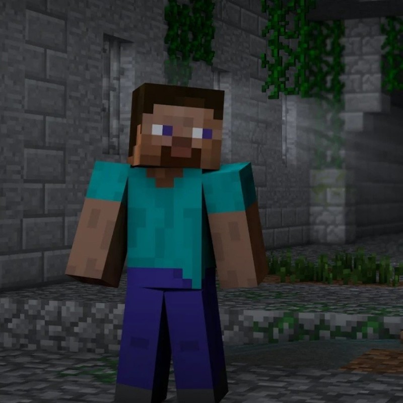 Create meme: herobrine in minecraft, Steve and herobrin, minecraft herobrine