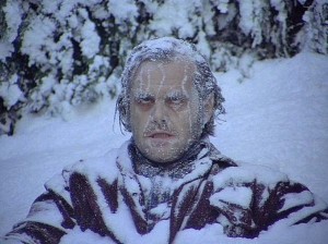 Create meme: Jack Nicholson the shining, Jack Nicholson in the snow, Jack Nicholson frozen