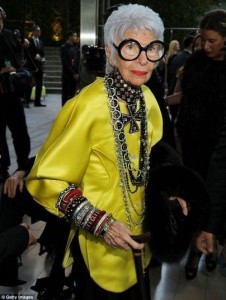 Create meme: iris Apfel and Carl Apfel, iris Apfel photo in his youth and now, iris Apfel photos