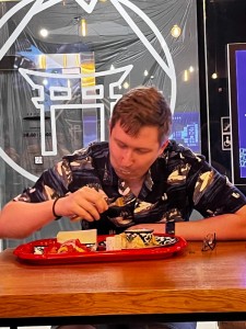 Create meme: poker, pizza