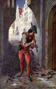Create meme: pied Piper of Hamelin brothers Grimm, the pied Piper of Hamelin, pied Piper of Hamelin