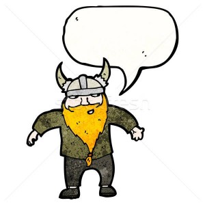 Create meme: cartoon boy Viking, happy Viking drawings, cartoon Viking on a white background