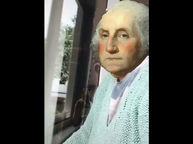 Create meme: George washington, Washington, George Constant, George Washington and the Monalisa