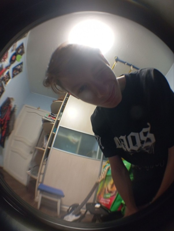 Create meme: Artyom Tarasov fisheye, fish eye lens, fisheye effect