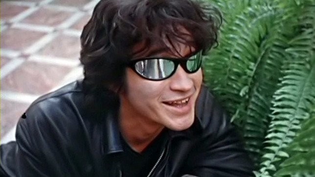 Create meme: Victor Tsoi's glasses, needle Rashid Nugmanov 1988, Choi with glasses