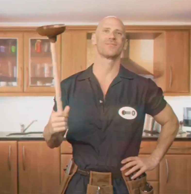 Create meme: johnny sins , Johnny Sins plumbing, male 