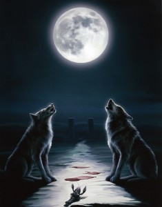 Create meme: wolf auf, wolf howling at the moon, wolf moon