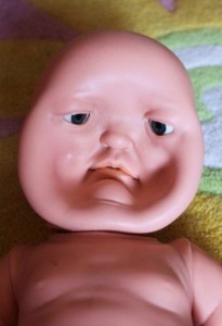 Create meme: doll, pups, doll with a depressed face