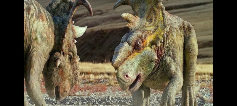 Создать мем: прогулки с динозаврами 3d, вымершие динозавры, пахиринозавр арк
