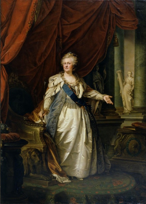 Create meme: portrait of Catherine ii , ceremonial portrait of Catherine 2, Catherine II Empress