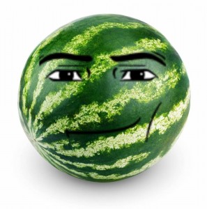 Create meme: watermelon on white background, green watermelon, ripe watermelon