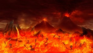 Create meme: to hell, Gehenna, background of hell
