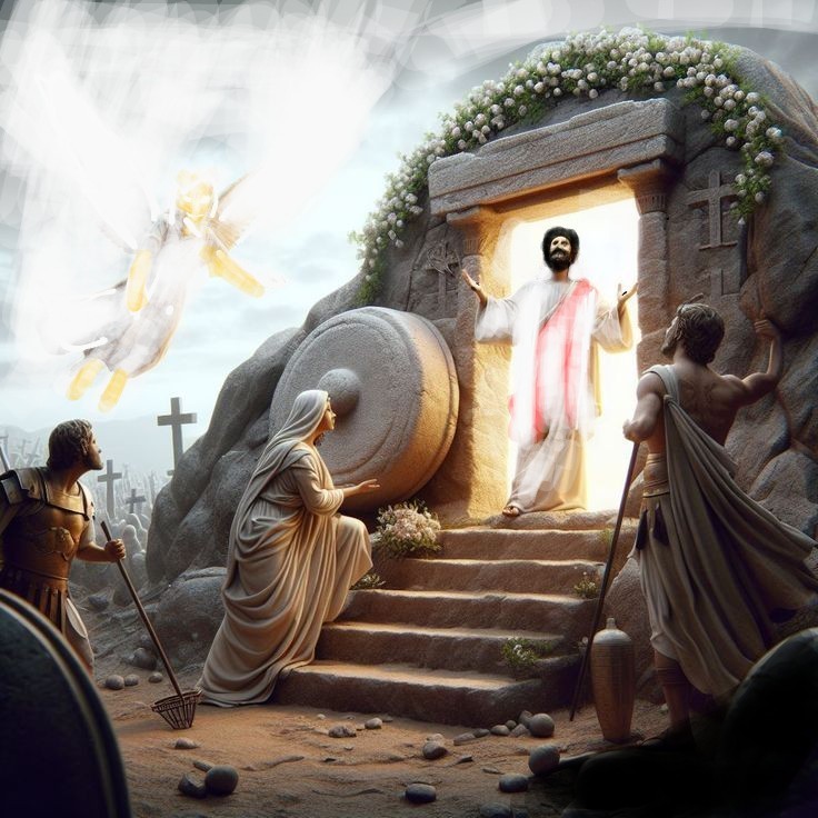 Create meme: the resurrection of jesus christ, The resurrection of Jesus Christ, jesus 