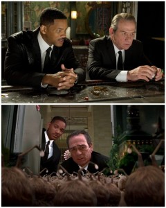 Create meme: pics men in black agent Kay and agent Jay, Still from the film, Men in black 3