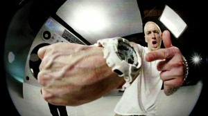 Create meme: eminem points at the clock meme, eminem watches meme, eminem with a watch meme