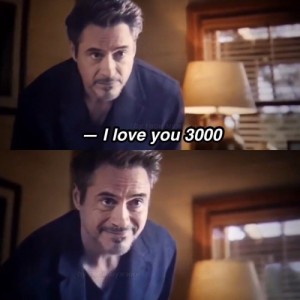 Создать мем: I love you 3000