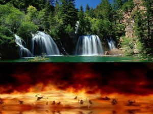 Create meme: waterfall, waterfall, animation pictures of waterfalls
