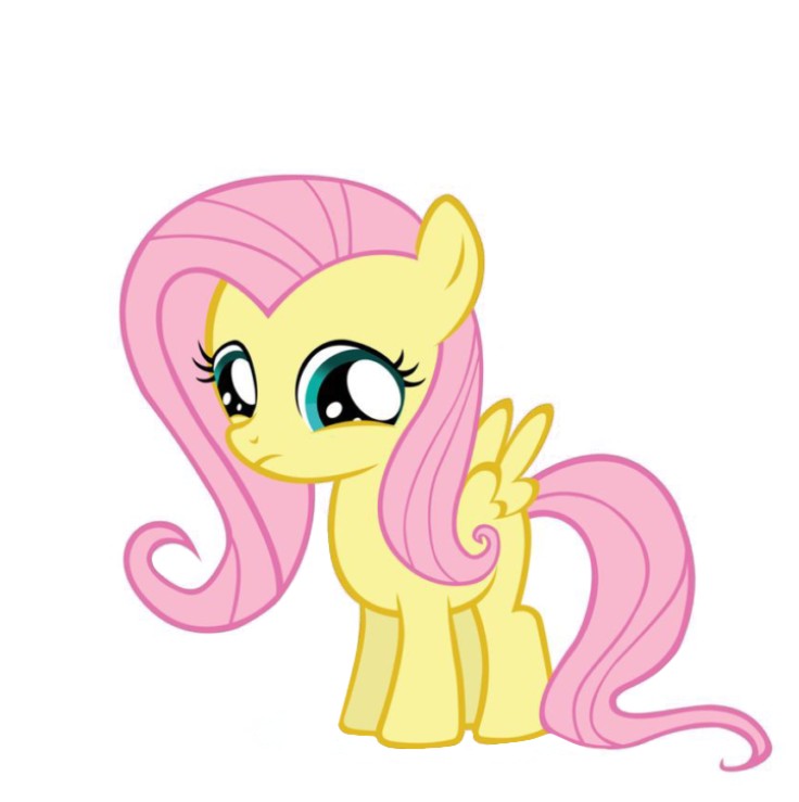 Create meme: Fluttershy from my little pony, my little pony fluttershy , pony fluttershy is small