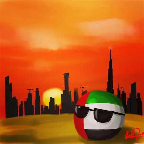 Create meme: countryballs of the Emirate, countryball, countryballs Saudi Arabia