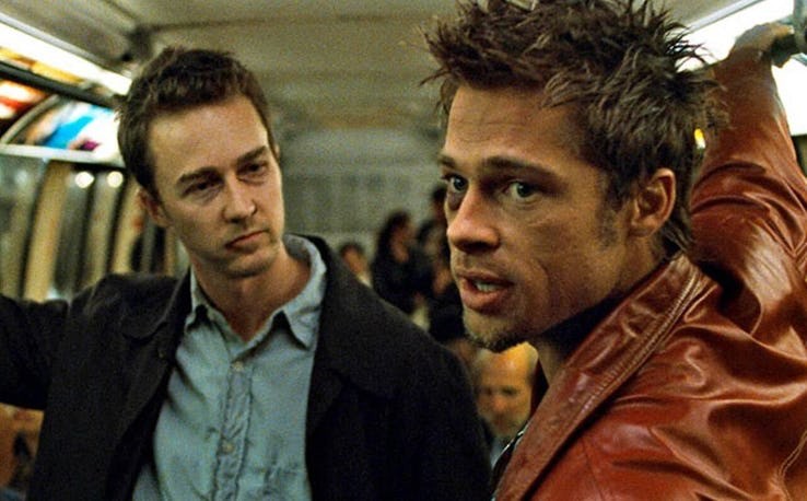 Create meme: Tyler durden fight club, Tyler durden, fight club brad pitt