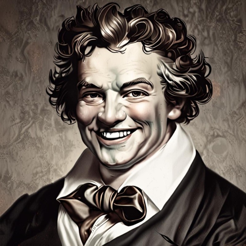 Create meme: The dead souls of Manilow, Ludwig van Beethoven, Ludwig van Beethoven vector