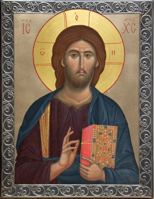 Create meme: icon of jesus, icon of jesus christ the lord almighty, the icon of the Lord Almighty