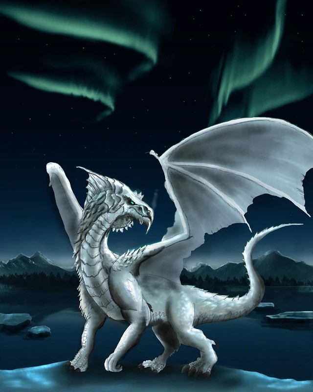 Create meme: white dragon, dragon , the dragon is beautiful