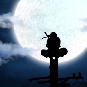 Create meme: this city needs a new hero, Itachi on the moon, Itachi on the pole