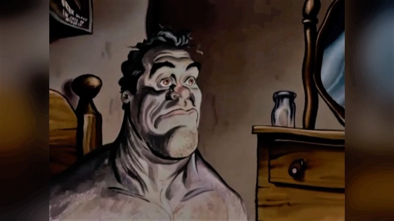 Create meme: man wakes up meme, the man woke up meme, Ralph Bakshi Ren and Stimpy