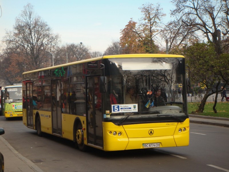 Create meme: laz a183, kiev bus, lviv bus is new
