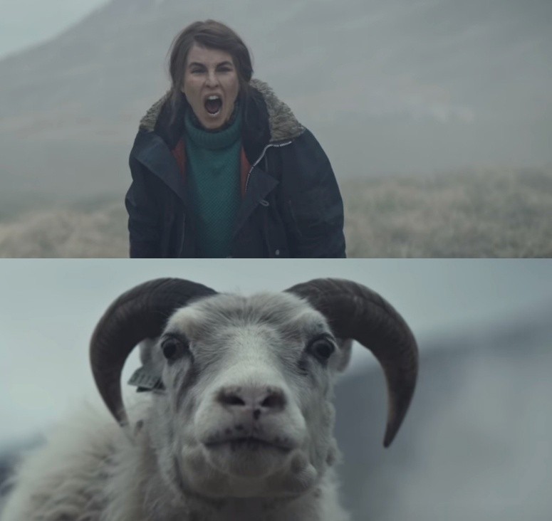 Создать мем: баран овца, lamb фильм 2021, и мем