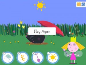 Create meme: Holly and Jerry, ben and holly pizza, the magical garden Holly online free to play games in Russian on Android