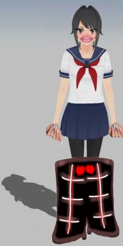 Create meme: gita yandere simulator, yandere simulator characters, Yandere simulator by Ayano Aishi