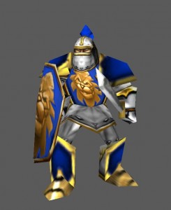 Create meme: guard of Stormwind, model Alliance, the model footman Warcraft